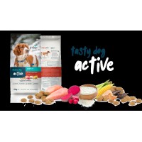 Dist. de Alimentos p/ t/ tipo de Animais | Cães | Saco de 3kg/ 18Kg (Frango e Arroz) Cães Adultos De Raças Ativas.